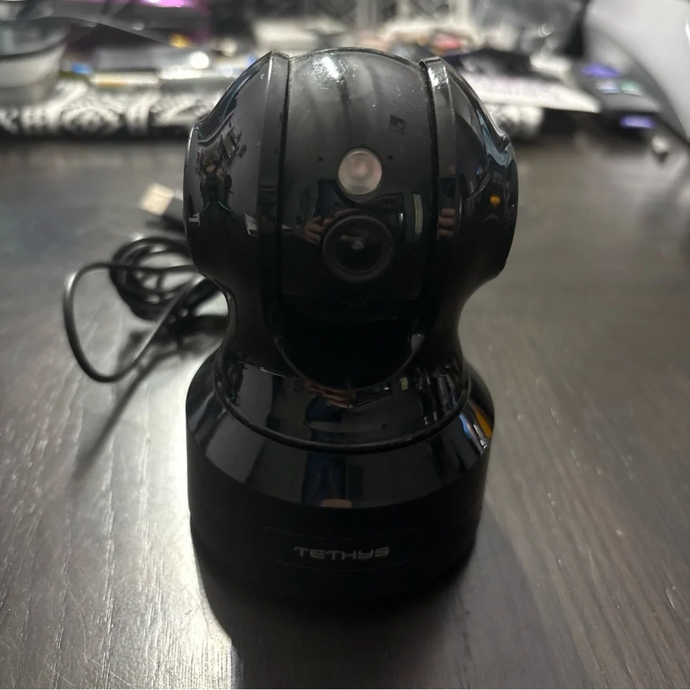 Tethys 825-C Black Smart Cam Works With Alexa Wireless Security Bullet Camera